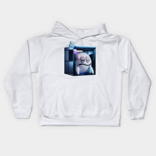 Sleepy Vent Ghost Kids Hoodie